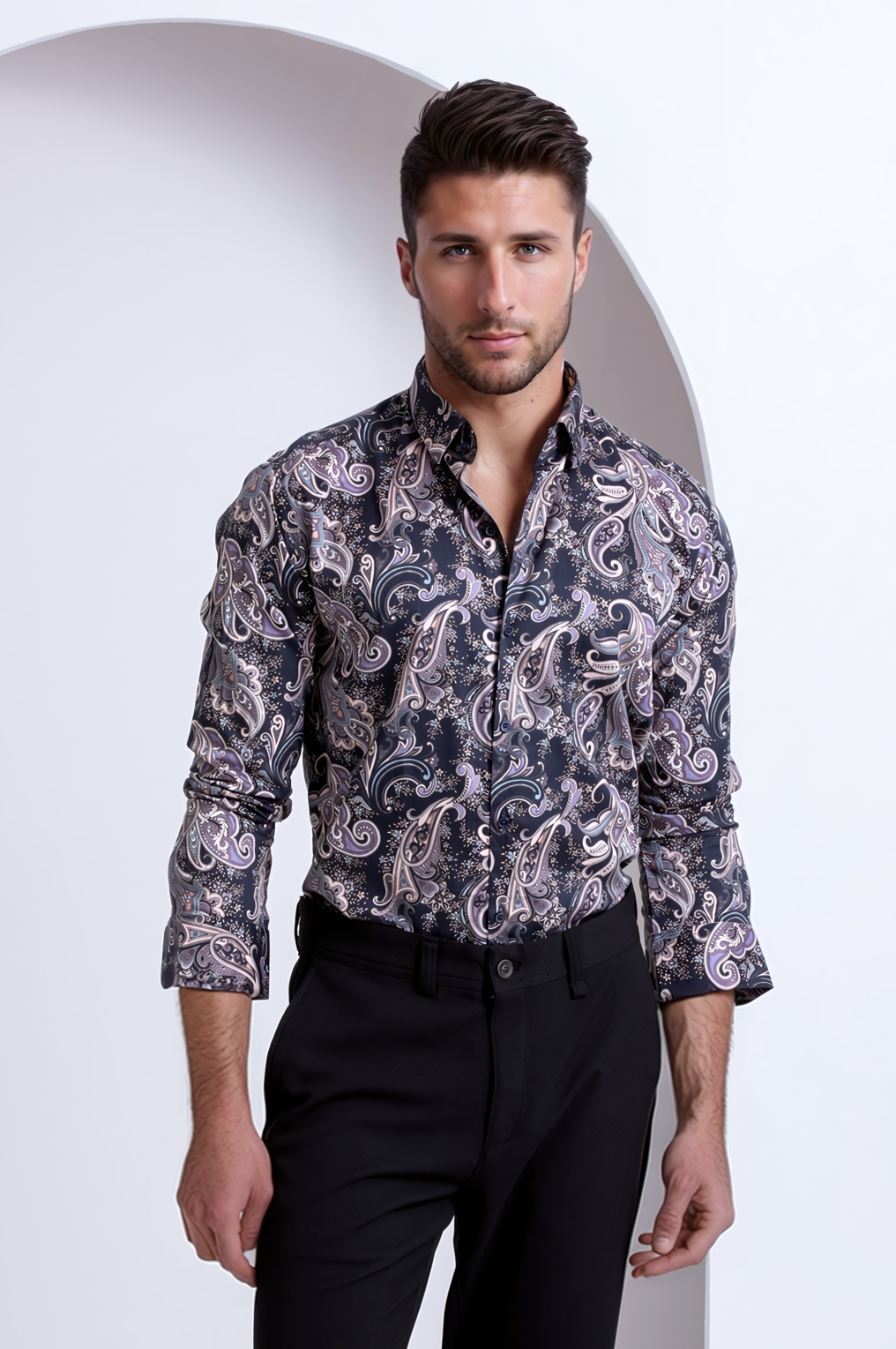 Luxe Paisley Printed Shirt