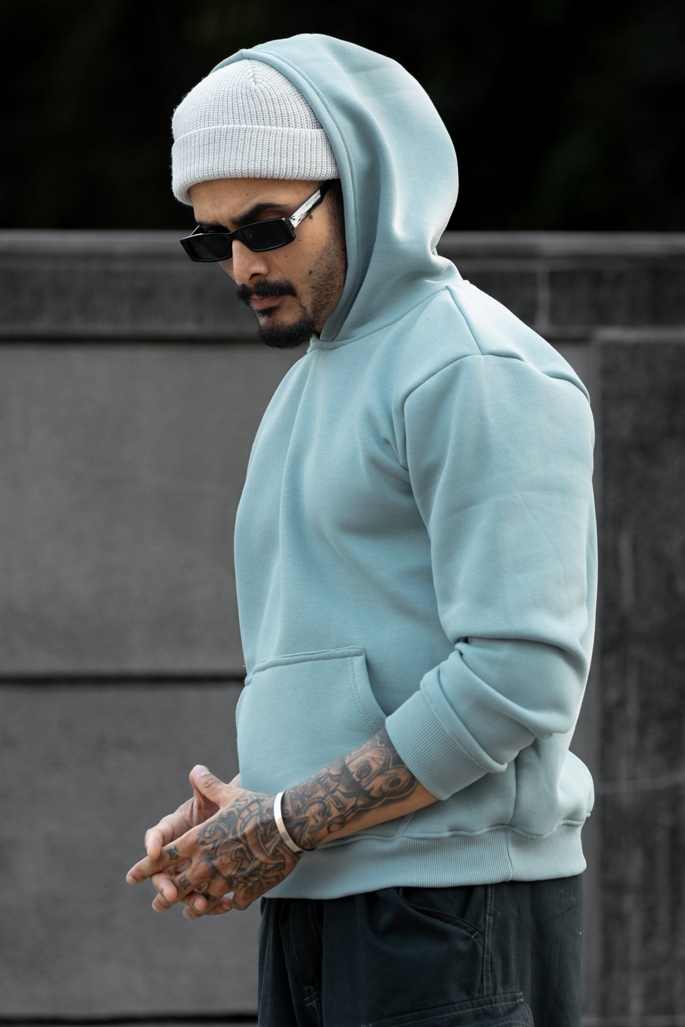 Cyan Hoodie