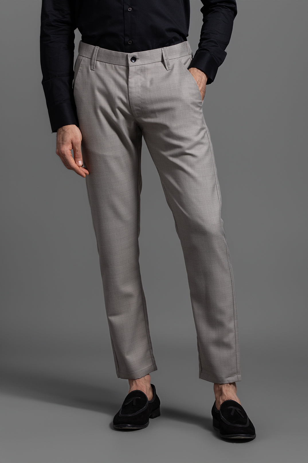 GREY CHECKERED TROUSERS - LIMITED EDITION