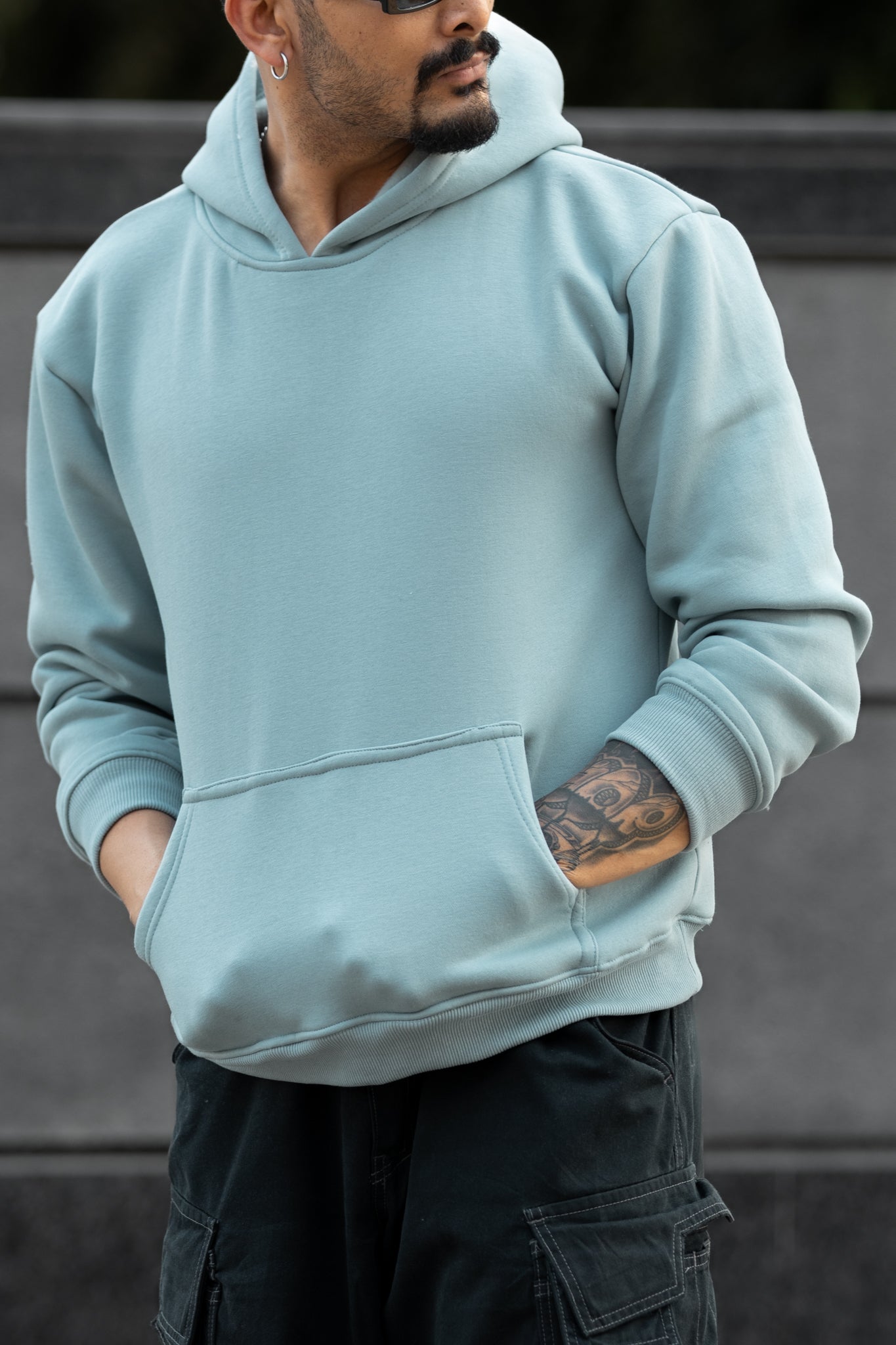 Cyan Hoodie